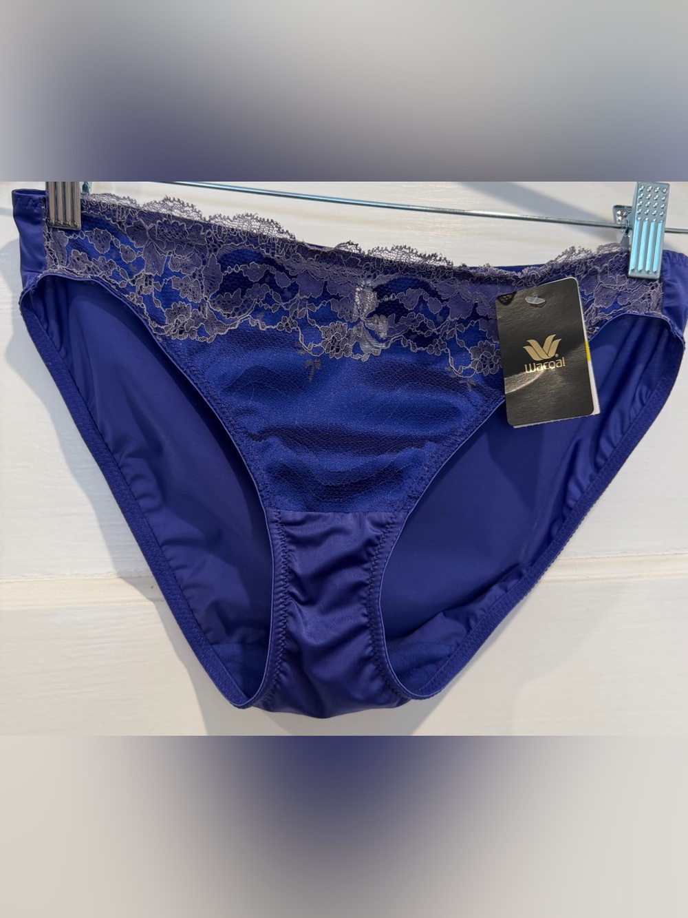 Wacoal Deep Blue Lace Bikini Panty
